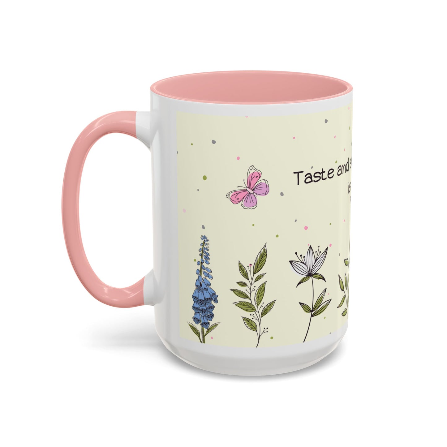Floral Inspirational Coffee Cup, Motivational, Gift for Her, Spiritual mug