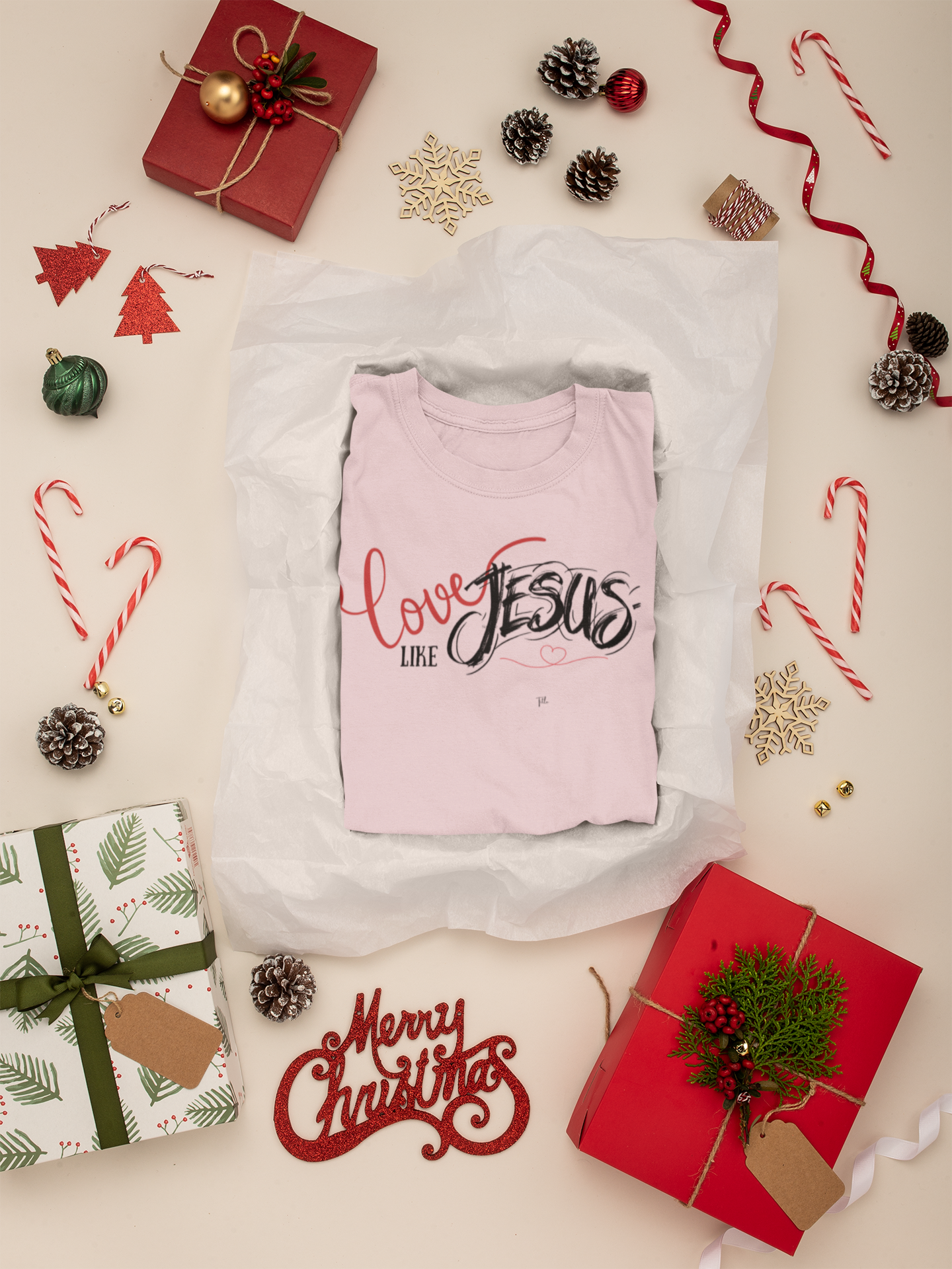 Love Like Jesus Hoodie – Unisex Christian Sweatshirt, Faith-Based Gift, Casual Religious Apparel