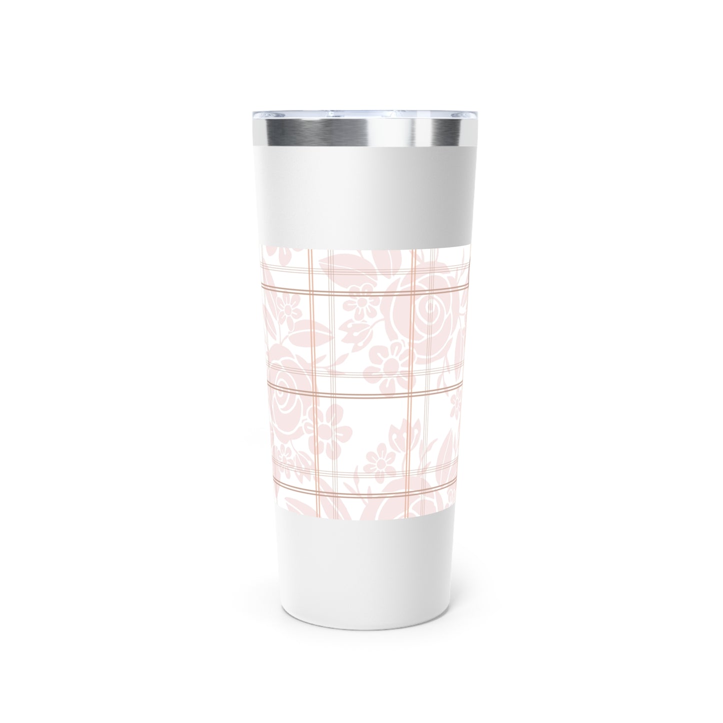 Floral Copper Tumbler – Insulated Mug for Coffee & Gifts