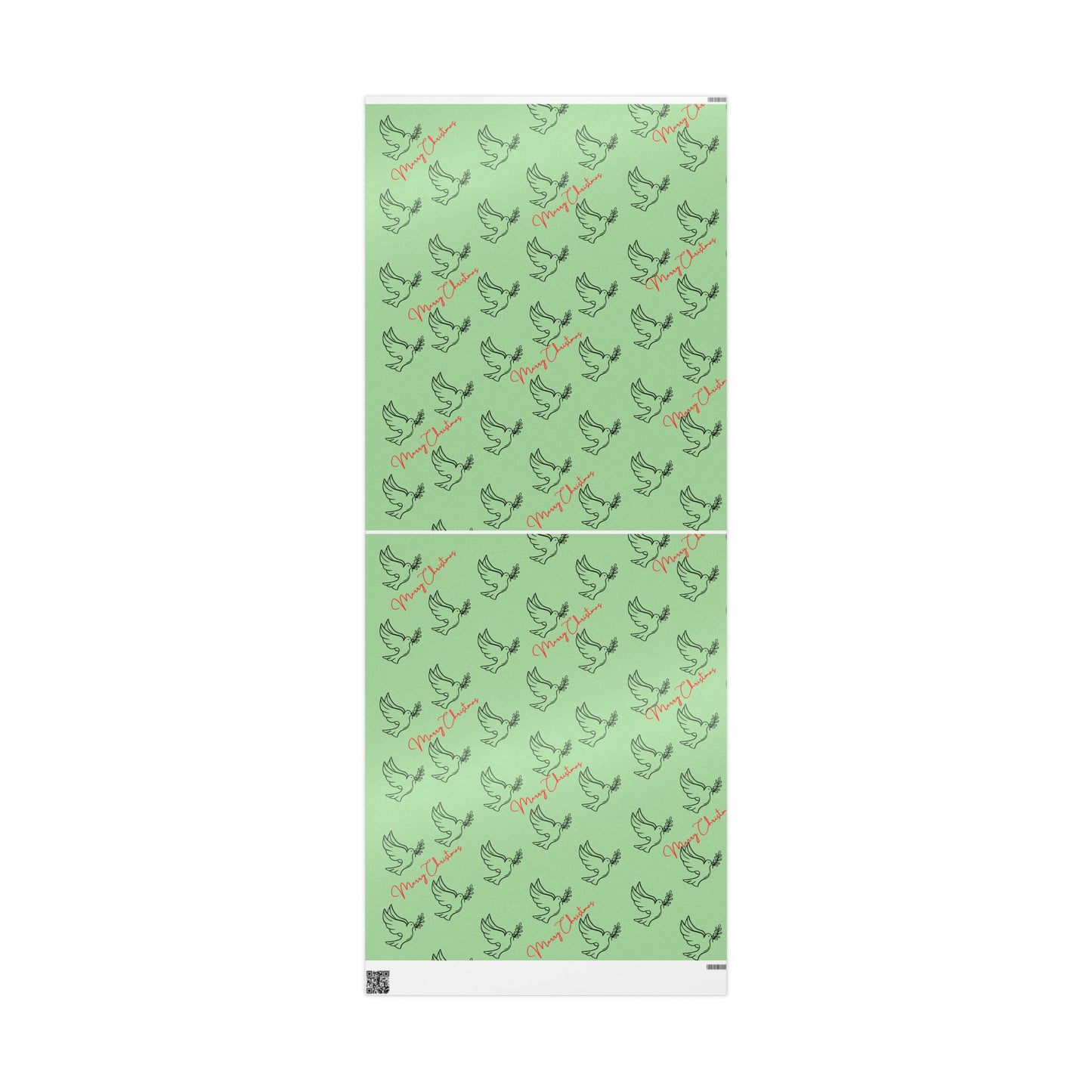 Green refrigerator with chicken pattern on a white background
