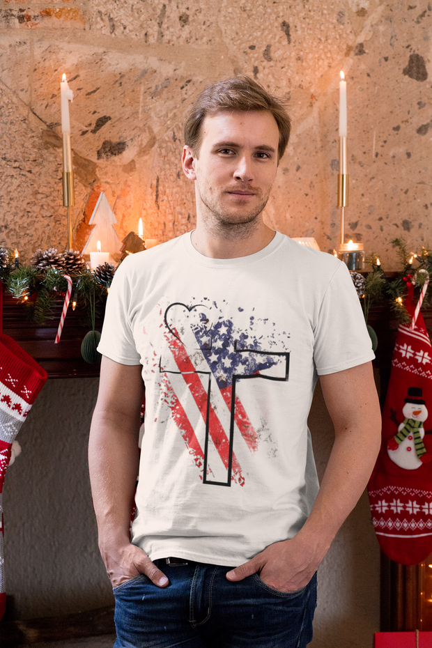 Christian Short Sleeve T-Shirt - Perfect for Holidays & Everyday, Faith-Inspiring, Christian Apparel, Faith-Based Apparel