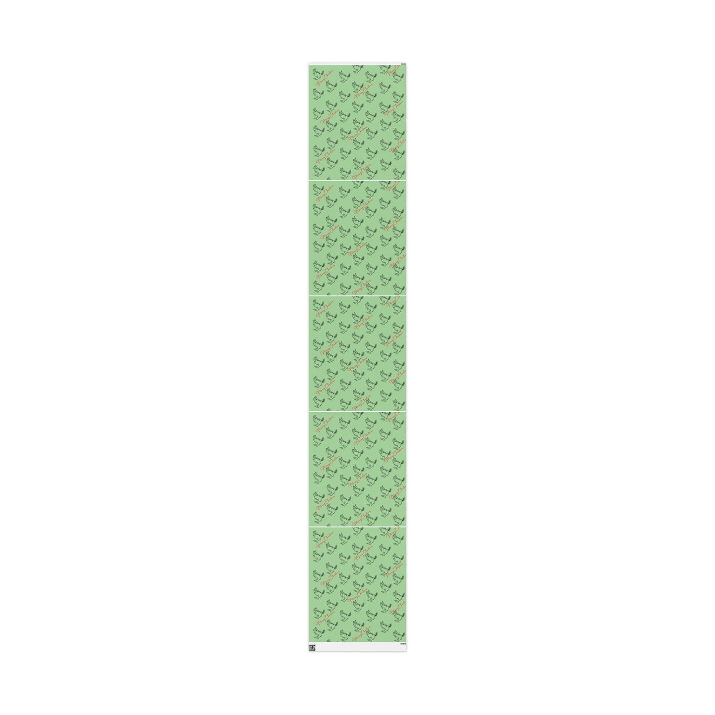 Merry Christmas Dove Wrapping Paper | Festive Gift Wrap | 3 Sizes