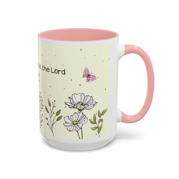 Floral Inspirational Coffee Mug | Motivational Gift for Her | Spiritual Cup