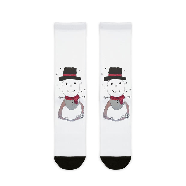 Snowman 'Let it Snow" Crew Socks